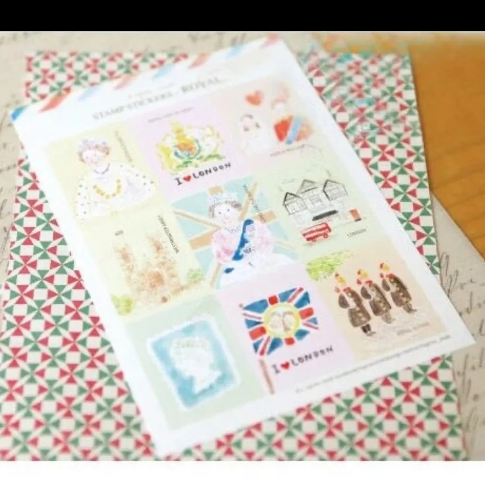 $2 ROYAL STAMP STICKERS. NEW. $2 WITH ANY ORDER OF $10 OR MORE